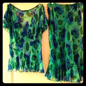 Vintage Betsey Johnson Blouse and Skirt (set)